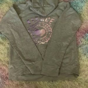 Justice,gray, and size 14/ girl kids